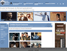 Tablet Screenshot of ecouter-musique-gratuite.com